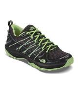 The North Face Women's Litewave Explore Waterproof Tnf Black / Budding Green B30g5272