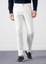 Hackett Men Five Pocket Jacket Optic White W39f8067