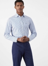 Hackett Men Bengal Stripe Shirt Blue E49t8843