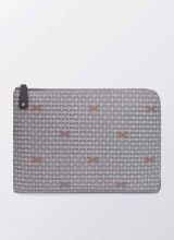 Hackett Accessories H Weave Small Document Wallet Grey E73j8681