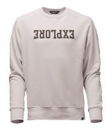 The North Face Men's Explore Fleece Crew Rainy Day Ivory K67n3686