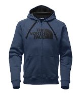 The North Face Men's Avalon Full Zip Hoodie 2.0 Shady Blue Heather / Tnf Black S25z4671