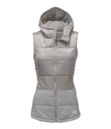 The North Face Women's Pseudio Hooded Vest High Rise Grey / Tnf Light Grey Heather C77h5775