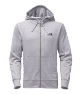 The North Face Men's Backyard Full Zip Hoodie Tnf Light Grey Heather B58l5919